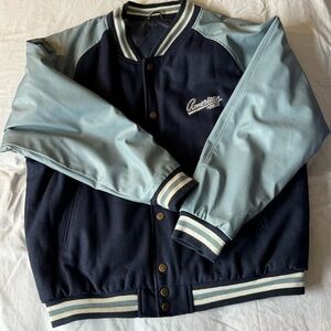 Steve & Barry’s vintage American pride bomber jacket,